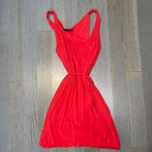 Orange Tie Dress - VELVET brand